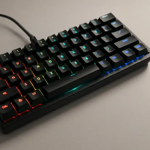 Generic editorial photograph of a mechanical gaming keyboard, not the exact linked listing